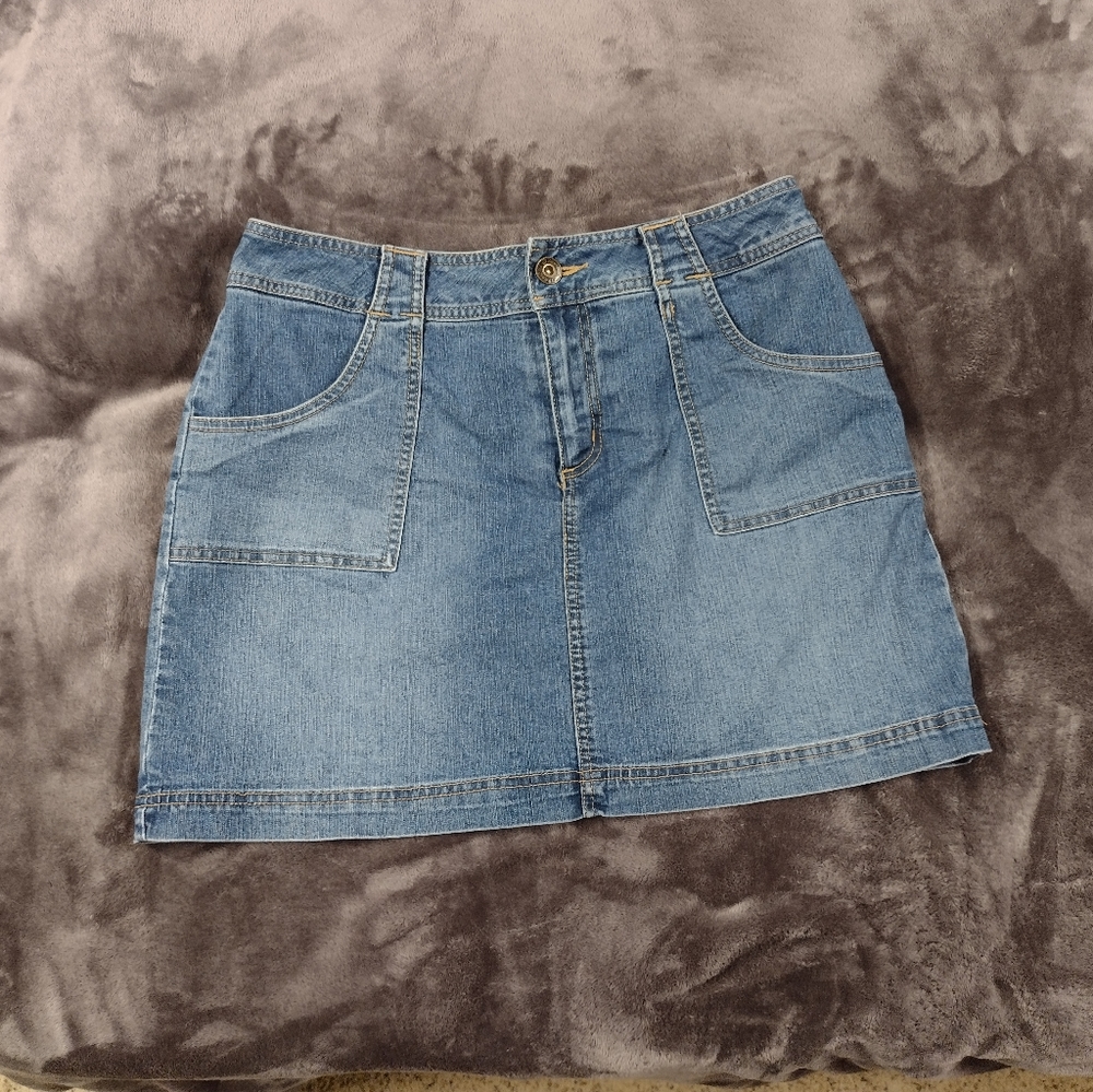 St. John's Bay Denim Skort Size 12